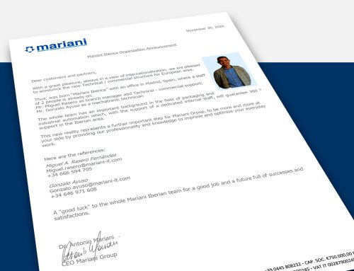 Anuncio de Mariani Ibérica